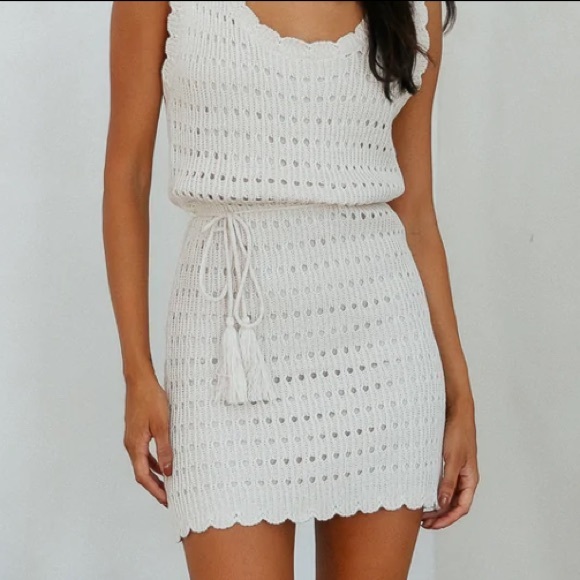 Hello Molly Parked Mini Knit Dress size M - Picture 3 of 11